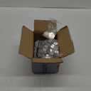 VEVOR 500 Sets 1 inch 25mm Pin Back Button Parts, DIY Round Button Badge Parts, Set Includes Metal Top, Plastic/Metal Button, Clear Film, and Blank Paper for Gifts Presents, Machine NOT Included