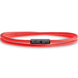 Motti Way Men & Women Nautical Durable Red Rope Cord Cuff Unisex Waterproof Bracelet with Magnetic Clasp, XL Size Motti Way Men & Women Nautical Durable Red Rope Cord Cuff Unisex Waterproof Bracelet with Magnetic Clasp, XL Size