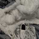 Wearable Electric Blanket Heated Throw, 52" x 72" Fast Heating Wrap Poncho Shawl with Foot Pocket & Sleeves, 6 Heat Levels & 12 Hours Auto Shut-Off, Machine Washable, ETL & FCC Certified, Grey