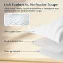 Pacific Coast Premium Goose Feather & Down Bed Pillows King Size 2-Pack, Hotel Quality Collection, Medium Support for Side & Back Sleepers