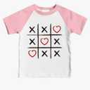 SUWATOIN Kids Valentine Shirt Boys Girls 2T-5T Toddler Valentines Day T-Shirt Tee Love Heart Gift, 120-4T