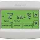 Honeywell, Inc. TH7220U1035 7-Day Touchscreen Programmable Thermostat with automatic/manual changeover. US only.