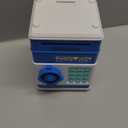 Totola Piggy Bank Electronic Mini ATM for Kids Baby Toy, Safe Coin Banks Money Saving Box Password Code Lock for Children, Boys Girls Best Gift(Blue)