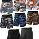 HAVVIS Men's Performance Underwear Boxer Briefs Soft Comfortable Bamboo Viscose Underwear for Men Multipack 8 Pack L