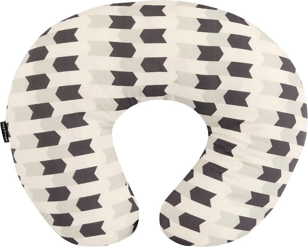 Dream On Me Beeboo Nursing Pillow and Positioner, Breastfeeding and Bottlefeeding Pillow, Removable and Washable Pillow Cover, Soft and Breathable Fabric, Fawn Brown (Crib, Cognac)