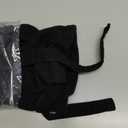 LOLILRSD Women Cargo Skirt Denim Mini Low Waist Y2K Jean Skirts with Pockets (Small, Black)