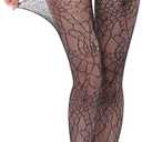 Fishnet Stockings Lace Patterned Tights High Waist Pantyhose Fishnets for Women