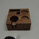 Walnut Espresso Tamping Station 54mm for Breville Machines Espresso Accessories Organizer Tamper Distributor Portafilter Holder and Multi Accessory Storage