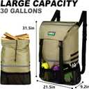 Spare Tire Trash Bag, Offroad Storage Bag Heavy Duty Truck Tailgate Fits up to 40" Tire, Large Recovery Gear Firewood Camping Cargo Storage for Jeep Truck SUV Car