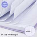 3 Pack Lined Notebook Set, Professional A5 Notebook for Adults on Work & Note Taking, 240 Pages Notebook with waterproof Cover