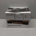 Vintage Record Player with External Speakers Belt-Drive Turntable for Vinyl Records Dual Stereo Speakers LP Players Support 3 Speed 3 Size Wireless Playback AUX Headphone Input Auto Stop Wood Red