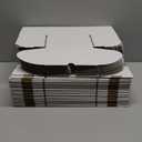 WIFTREY 50 Pack 6x4x4 Small Shipping Boxes, White Corrugated Cardboard Boxes 6 x 4 x 4 for Packaging Small Business, Mailing, Shipping