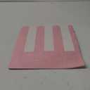 Boao 4 Pack Pink Circus Awning Decoration 3D Pink And White Stripe Cardboard Awning Candyland Christmas Wall Decor Sweet Christmas Party Favors for Lemonade Stand Ice Cream Truck Bulletin Board