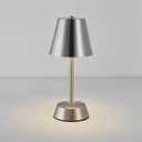 Brushed Nickel Rechargeable LED Table Lamp