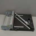 13" Pro SPC, LVP, LVT, WPC, RVP, VCT, PVC and Rigid Core Vinyl Flooring Cutter LVT-330; Cuts up to 5/16" (8mm) thick ! (Blackred)