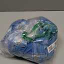 Amazon Essentials Men's Short Sleeve Dress Shirt with Stretch, Charcoal White Vertical Stripe Size 3XL