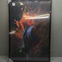 VCK 24x36 Solid Wood Poster Frames Black 3 Pack Picture Frame with Wall Mounting Hanging