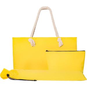 American Mahjong Set Bag, Tiles Bag and Mahjong Racks&Pushers Drawstring Bag Included (Yellow, Case Only)