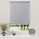 OptiBlinds Cordless 1" Mini Blinds Suitable for,W 95. 3×163 H Windows Darkening Waterproof Aluminum Heat Resistant Horizontal Window Blinds & Shades Hidden Install for Bedroom, Kitchen, Bathroom