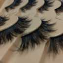 Wispy Lashes Fox Eye False Eyelashes Cat Eye Lashes Strips Faux Mink Lashes