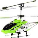 Syma S107 3 Channel RC Helicopter with Gyro, Green