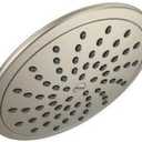Moen Brushed Nickel 8-Inch Fixed Single Function Round Wide Rainshower Showerhead, 2.5 GPM, 6345BN