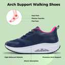 Walking Shoes Women Arch Support Orthotic Plantar Fasciitis Tennis Sneakers for Pain Relief Gym Workout US 6-11