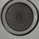 12" Microwave food Cover & Mat,Large Vented Collapsible Splatter Guard dish Plate lid & Silicone Round Kitchen mat