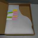 Document Clear Plastic Folder Copy Safe Project Pocket L-Type US Letter Size A4 Paper Sleeves Folders in Transparent with Index Tabs