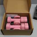 Adjustable Dumbbell Set of 2, 4 in 1 Free Weights Dumbbells Set for Women, Hand Weights for Women at Home, Each 2lb 3lb 4lb 5lb with TPU Soft Rubber Handle for Home Gym Exercise Training (Pink)