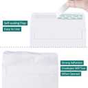 Eupako A4 White Photo Envelopes 4x6, 250 Pack Self Seal Envelopes for 4x6 Cards, Photos, Invitations, Wedding, Graduation, Baby Shower, 4.25 x 6.25 Inches
