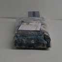 Area Rugs 4'x6' Washable Non-Slip, Floral Vintage Distress Print Pattern Medallion Carpet for Living Room Bedroom Dining Room, Dark Blue Vintage