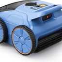 Pool Vacuum for Above Ground Pool, Robotic Pool Cleaner Lasts Up to 180 Mins, Above Ground Pool Vacuum for Inground Pools, Self-Parking, LED Indicator, Wall Climbing Pool Robot Vacuum up to 2000 Sq.ft