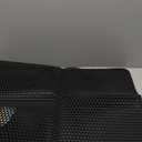 Powools 27" x 19" Cat Litter Mat - Ultra-Large Litter Box Mat with Double Layers, Urine-Proof and Non-Slip Litter Trapping Mat, Easy to Clean Kitty Litter Mats for Floor, Scatter Control, Black