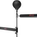 VEVOR Wall-Mounted Boxing Spinning Bar, Reflex Boxing Bar with Punching Ball, Spinning Bar with Gloves, Adjustable Reflex Speed Trainer, Boxing Training Equipment for Kickboxing, MMA, Fitness (Black)