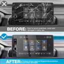Karltys [Upgrade] 2 Pack Screen Protector for 2023-2025 Honda CRV EX-L/Sport-L Hybrid / 2026 CR-V Sport Touring Hybrid (ONLY ) / 2022-2025 Honda Civic 9-Inch Touchscreen Accessories Navigation Film Tempered Glass