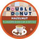 Double Donut Coffee Flavored Decaf Coffee, Decaf Hazelnut Coffee, Decaf Coffee Pods for Keurig K Cups Machines, Medium Roast, 80 Count (Pack of 1) (EXP 01/04/27)