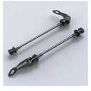 Bike Quick Release Skewer Front & Rear Wheel Axle for Mountain Bike/Road Bike/Bicycle/MTB Wheel Hub，Black a Pair