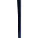 Black MOUNTWEST 42" Aluminum TOP-Mount Blank Post - Outdoor Pillar for Lasting Style and Durability