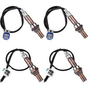 Oxygen O2 Sensor Upstream and Downstream Fits for Chevy Avalanche Suburban Silverado 1500 2500 3500HD Tahoe, for GMC Sierra Yukon XL 2008-2012 4.8 5.3 6.0 6.2L Replace 234-4668 234-4256 4PCS