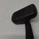 Self Cleaning Shedding Brush - Skin Friendly Grooming Tool for Dogs, Cats, and Puppies, Deshedding and Hair Removal for Long and Short Haired Pets, Black