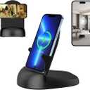 FHD 1080p Dome Camera WiFi Wireless Phone Charger,Indoor Security Camera with Motion Activated, (Rotate Lens) 250Viewing Angle for Home Security(2.4/5G) (Black)