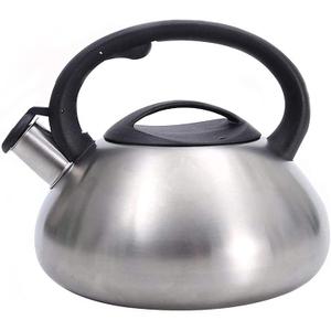 Whistling Teapot 3L Stainless Steel Whistle Teapot with Heat-Resistant Handle for All Heat Sources Whistling Tea Kettle 21108