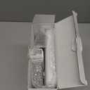 deweisn Floor Mount Tri-Fold Lighted Vanity Mirror with 21 LED Lights, Touch Screen and 3X/2X/1X Magnification, Two Power Supply Modes Make Up Mirror,Travel Mirror (White)