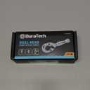 DURATECH 1/4-Inch Stubby Ratchet Wrench, Socket&Bit Driver, 72-Tooth, Chrome Alloy Made, Chrome Plated Finish