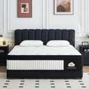 Hianab Full Size Mattress 12 Inch Hybrid Full Mattress in a Box, Memory Foam and Individual Pocket Springs for Pressure Relief, Medium Firm, CertiPUR-US Certified, Fiberglass-Free