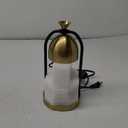 Hong-in Gold Candle Warmer Lamp with Timer-Modern Room Decor Aesthetic Vintage, Gifts for Women,Dimmable Wax Melt Warmer for Scented Wax with 2 Bulbs