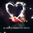 12 Pack Fairy Lights Battery Operated String Lights7FT 20LED Waterproof Silver Wire Christmas Lights Outdoor,Firefly Mini Lights for Bedroom Party Birthday Wedding Indoor Decorations Home Decor (Cold White)