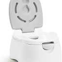 Munchkin 3-in-1 Multistage Potty Seat | Training Seat, Potty and Removable Safety Step Stool for Toddlers, Kids and Babies | Grey