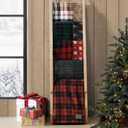 Eddie Bauer - Throw Blanket, Brushed Fleece & Plush Sherpa Soft Blanket, Throw Blanket for Couch & Bed (Cabin Plaid Beige, 50" x 60")